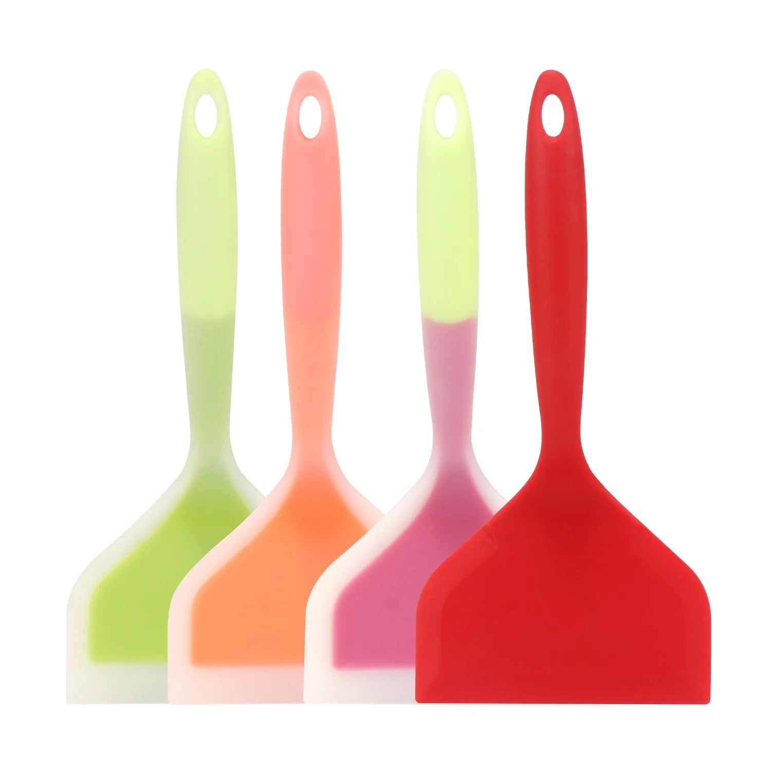Silicone Scraper Wide Mouth Pizza Steak Nonstick Eco-Friendly Baking & Pastry Tools Spatula for Pancake