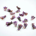 Huiying Natural 1.5 Inch Amethyst Hand Carved Beautiful Angel Statue Crafts