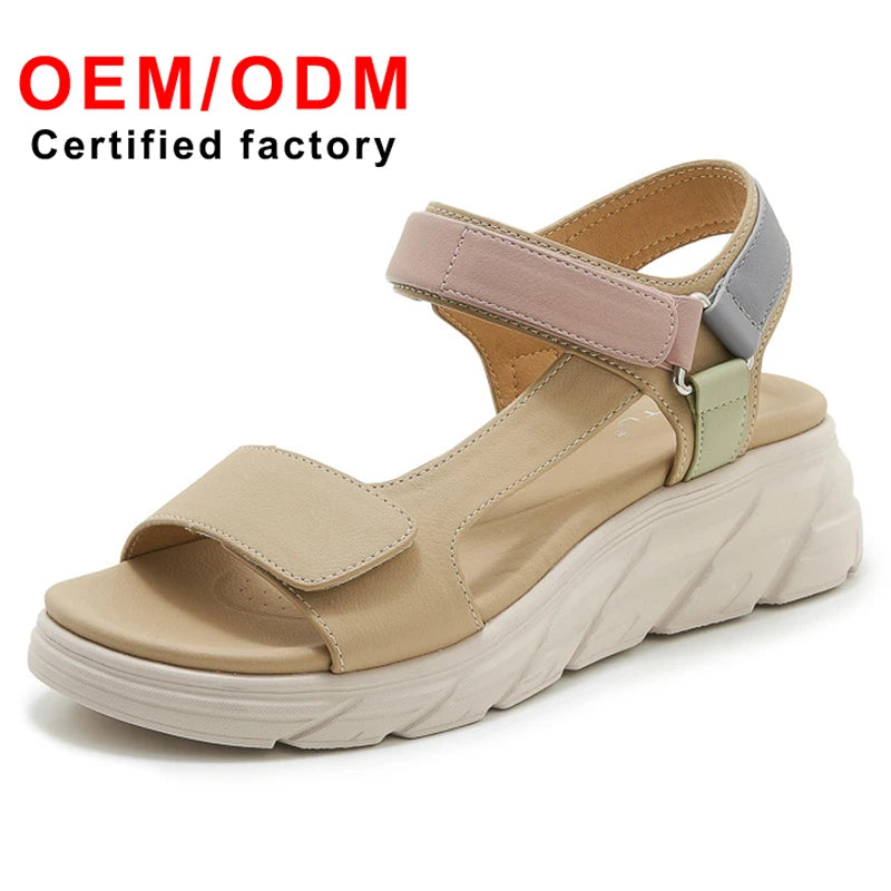 Women's New Summer Thick-Soled Platform Sandals Hot Selling Comfortable Casual Large Size Fashion Shoes Breathable Design