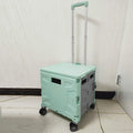 Student Durable Grocery Cart Small Pull Trolley Universal Climbing Shopping Luggage Collapsible Portable Plastic Family Trailer