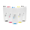 Ocbestjet Empty 727 Refill Ink Cartridge for HP DesignJet T1530 T920 T1500 T2500 T930 T2530 Printer