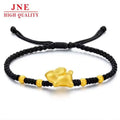 2023Lucky Rabbit Bracelet Gold Brass Gold Plated This Animal Year Red Rope Chinese Zodiac Sign of Rabbit Women's Bracelet
