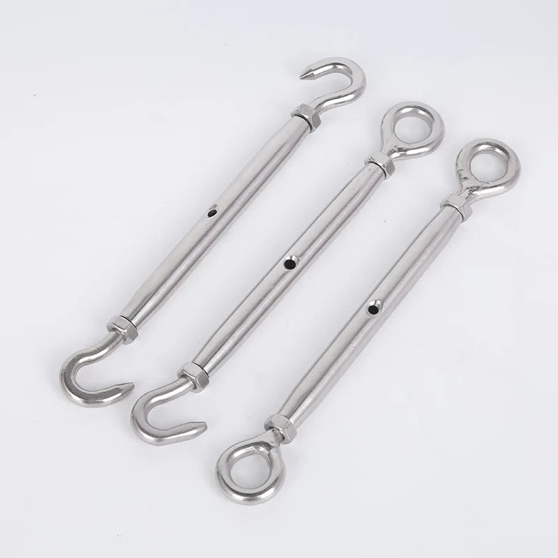 OO/OC/CC Type Stainless Steel Turnbuckle Screw Closed Body Wire Rope Bolt Tightening Puller for Heavy Industries