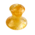 Hot Selling Natural Yellow Citrine Mushroom Shape Gua Sha Massage Stone Guasha Facial Beauty Body Skincare Relax Tool for Women