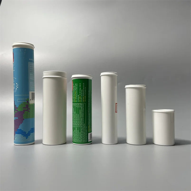 23mm 29mm Custom Size Tube Plastic PP Vitamin Effervescent Tablet Packaging Effervescent Tube