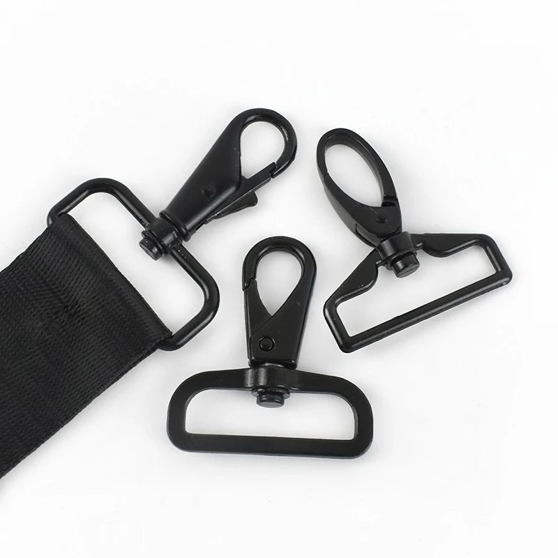 For Deepeel BF681 38mm Swivel Hook Dog Collar Clasp Black Special Bag Accessories Keyring Buckle Strap Clasps Bag Accessories