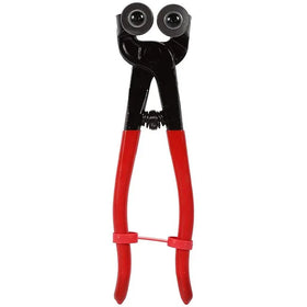 Round Tungsten Alloy Wheel Glass Tile Nipper Drop Forged Steel Tile Cutting Plier for Ceramic Mosaic Glass Tile Edge Trimming