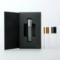 Wholesale Price 5ml Portable Transparent Refill Perfume Roll on Glass Bottle With Paper Box Package