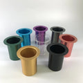 Wholesale Custom 8oz Marble Onyx Candle Jar Multi-color Metal Insert and Glass Insert for Candle Holder Home Decoration