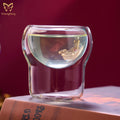Double Walled Glass Coffee Cups 70Ml Insulated Thermal Mugs Glass Tumblers for Tea Coffee Latte