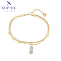 XUPING A00873090 14k Gold Color Stainless Steel Jewelry Women Ancient Royal Simple Cool Fashion Elegant Valentine's Day Bracelet