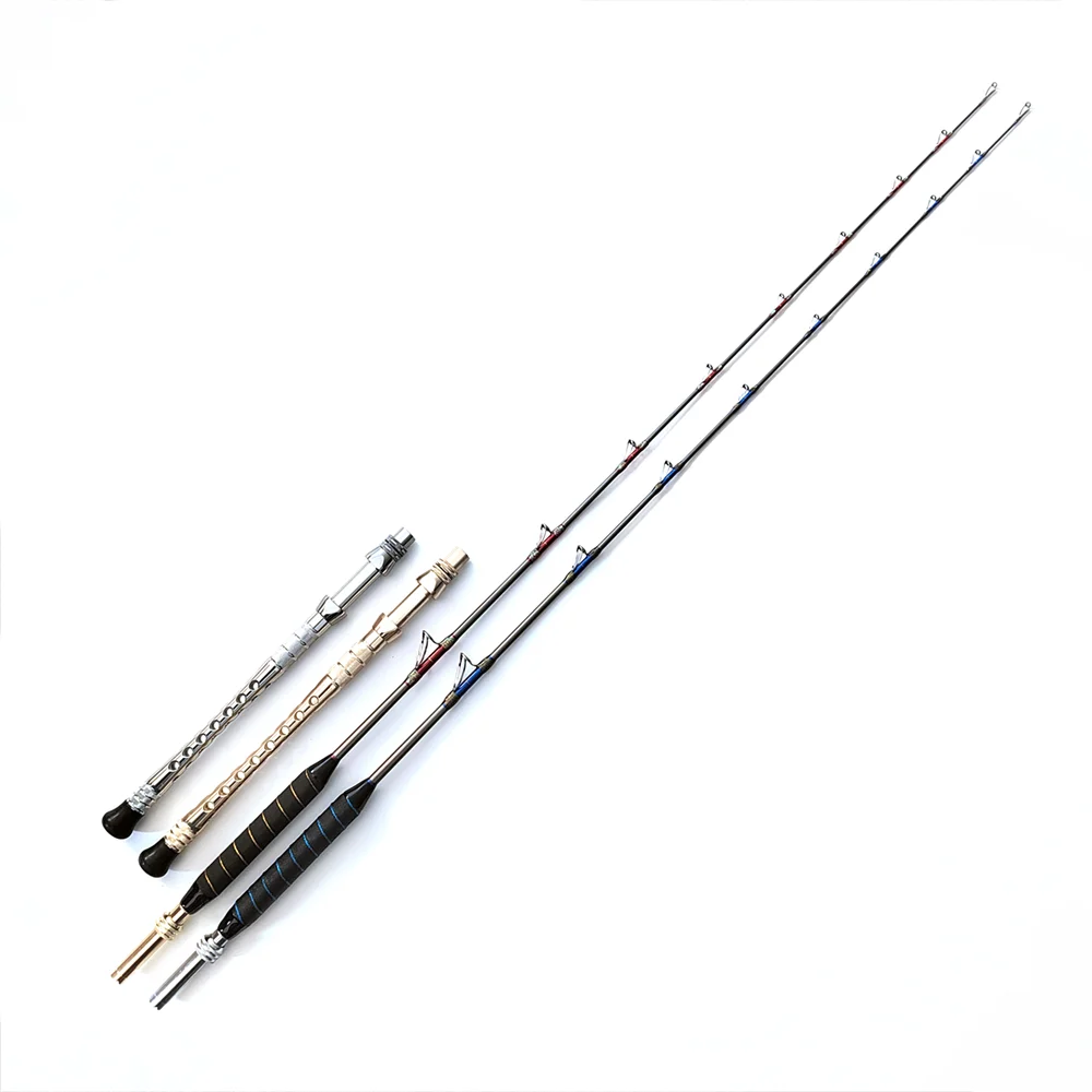 In Stock 1.8m 2sec Boat Fishing Rod 6mm/575g Aluminum Butt Sea Fishing Rod 8+1 Fuji Guide Boat Rod Anti-slip Handle