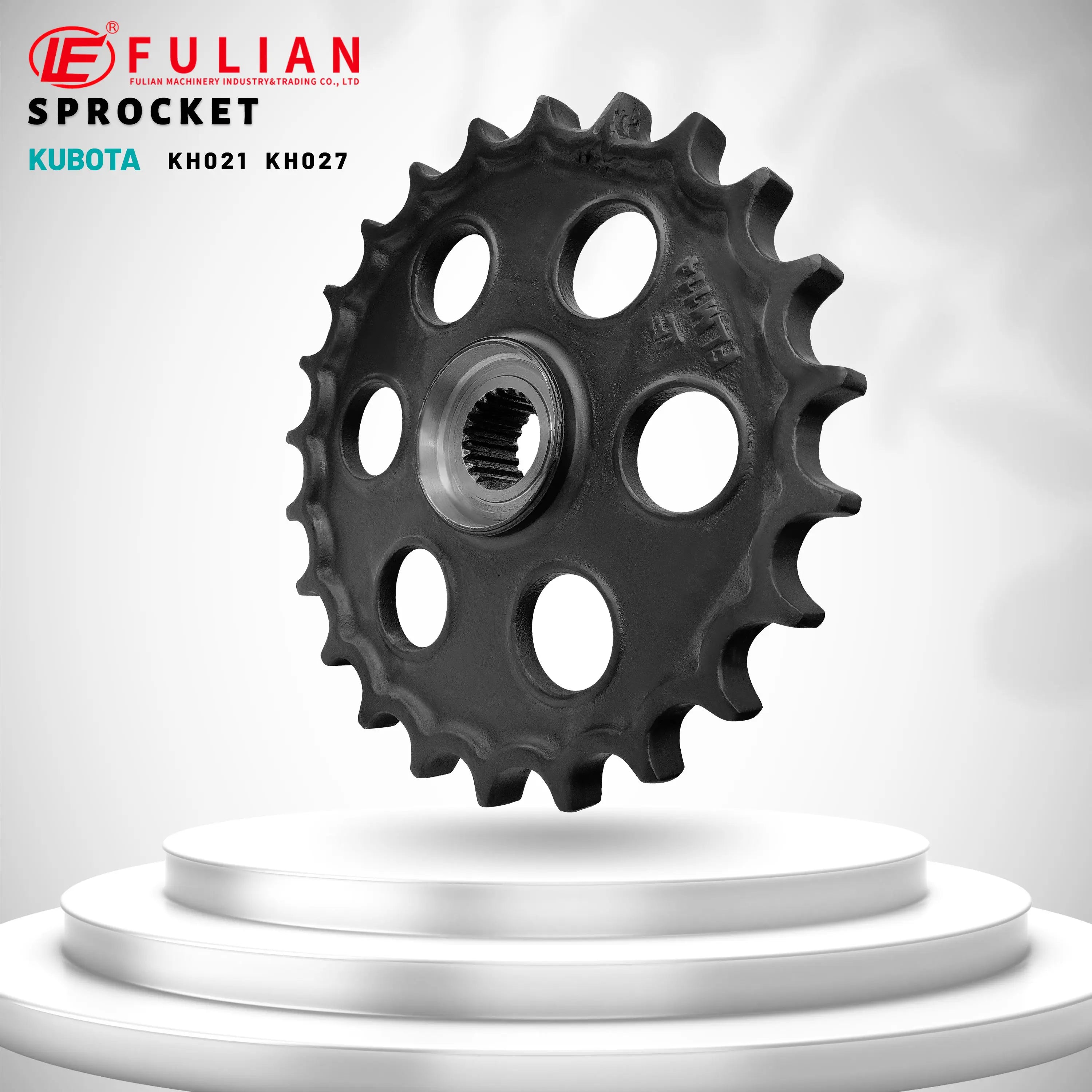 KH021 KH027 Mini Excavator Undercarriage Parts Sprocket for Kubota