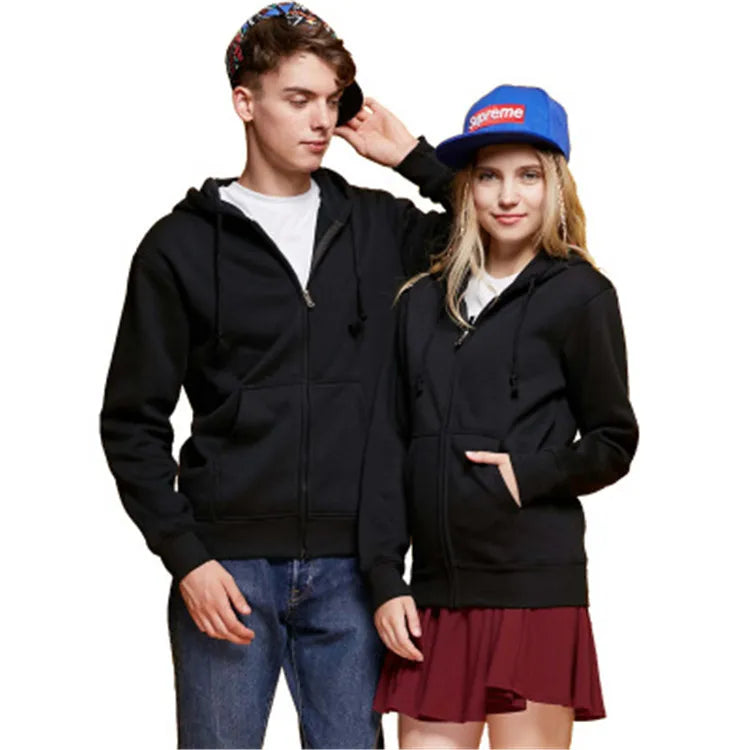 K2 Unisex Custom Logo Zip up Hoodie 280G Cotton Polyester Blank Sweatshirt Hoodies MegaBDM