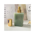 HZ Gemstone Crystal Perfume Bottle Real Rose Quartz Amethyst Green Aventurine Essential Oil Bottle Healing Stone Spray Bottle