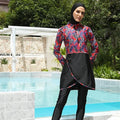 MOTIVE FORCE Professional Manufacturer Burkini Musulmanas Modest Swimsuit Islamic Beachwear Cheap Burkini With Turban