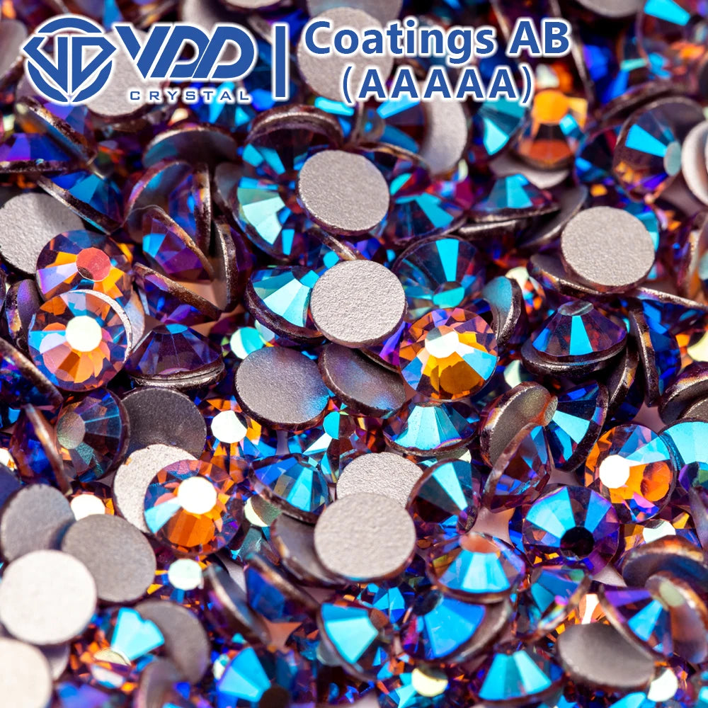 VDD 097 Lt.Amethyst AB SS4-SS30  Glass Rhinestones Crystal Glitter Strass Flatback Stones Nail Art Craft DIY Decorations