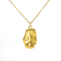 Ladies Irregular Pendant Tarnish Free Shell Hypoallergenic Non Tarnish Waterproof Necklaces