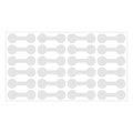 Barbell Shape Jewelry LabelWhite Jewelry Repair Tyvek Jewelry Price Tags