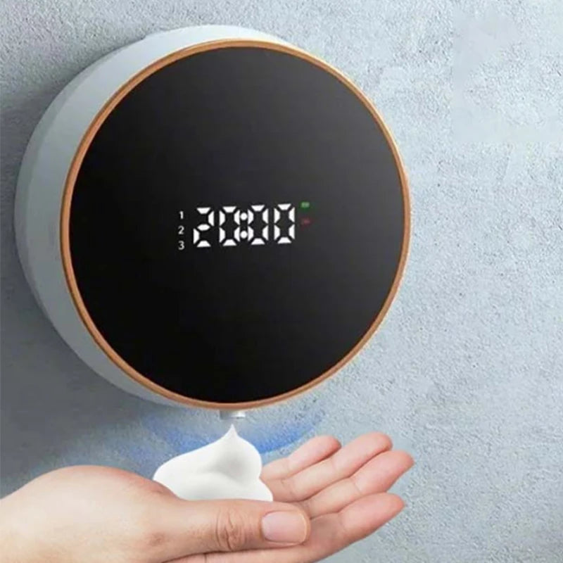 Display Touchless Automatic Smart Foaming Wall Mounted Motion Sensor Infrared Liquid Hand Wash Soap Dispenser for Bathroom Hotel