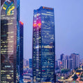 Modern Yuexiu Financial Tower Waterproof Anti-Static Guangzhou Commercial Hotel Vinyl Wallpaper Wallcoverings Moisture-Proo