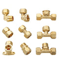 Wholesale Elbow Gas Meter Connector Cross Water Plumbing Press PEX Air Pipe Brass Fittings