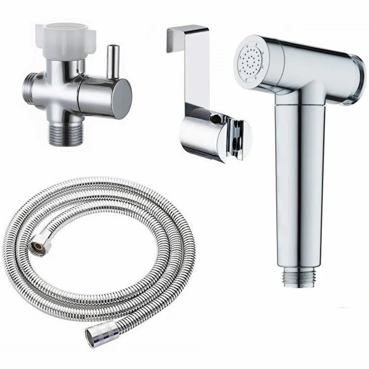 Wholesale Modern Chrome Handheld Shattaf Bidet Sprayer Set Stainless Steel Design Eco-Friendly Easy Installation for Bathroom