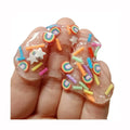 500g New Slime Cloud Rainbow Polymer Clay Slice Topping Supplies Cute DIY Candy Mixed Sprinkles Filler for Cloud Clear Slime