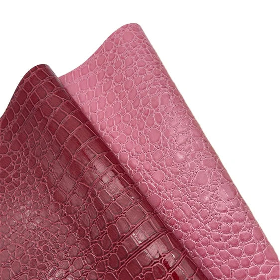 Leather Wholesale crocodile Print Leather Pvc Roll Fabric Pvc Leather Factory for Bag