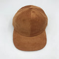 Plain Corduroy Snapback Hat Flat Brim Corduroy Dad Hat Custom Dad Hat Can Add Embroidery Logo