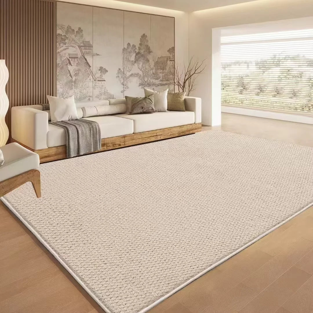 Modern Style Anti-Cat Claw Carpet Washable Sisal Pineapple Circle Pet Floor Mat for Home Tea Room Bedroom Bay Window