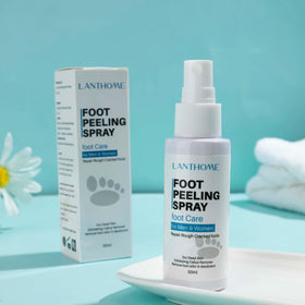 Lanthome Organic Pedicure Socks Dead Skin and Cuticles Remover Heel and Foot Care Callus File Peeling Exfoliating Foot Sprayer