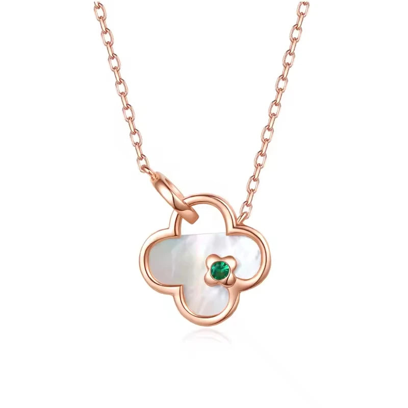 Four Leaf Clover  Gold Plating Fashion  for Jewelry Wholesale  and Accessories Female Women Custom Women's Statement Necklace