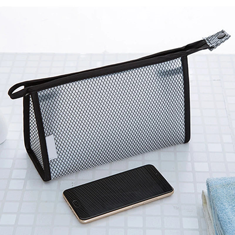 Wholesale Custom Logo Waterproof Women's Travel Toiletry Cosmetic Zipper Clear Cosmetic Bags Pvc Cosmetic Bag Makeup Bags