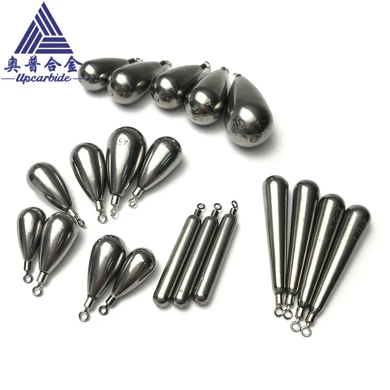 Tungsten Skinny Drop Weights 1/8oz-1oz Tungsten Fishing Down Tools
