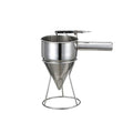 Conical Funnel With Rack Cupcakes Waffles Octopus Balls Tool Baking Tool Cooking Utensils Stainless Steel Funnel Baking Funnel