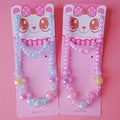 Children's Necklace Bracelet Set Princess Girl Accessories Gift 2PCS/set Necklace Jewelry