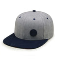 Unisex Snap Back Rubber Patch Logo Fashion Ball Cap Custom Two-Tone Hip-Hop Style for Outdoor Cycling