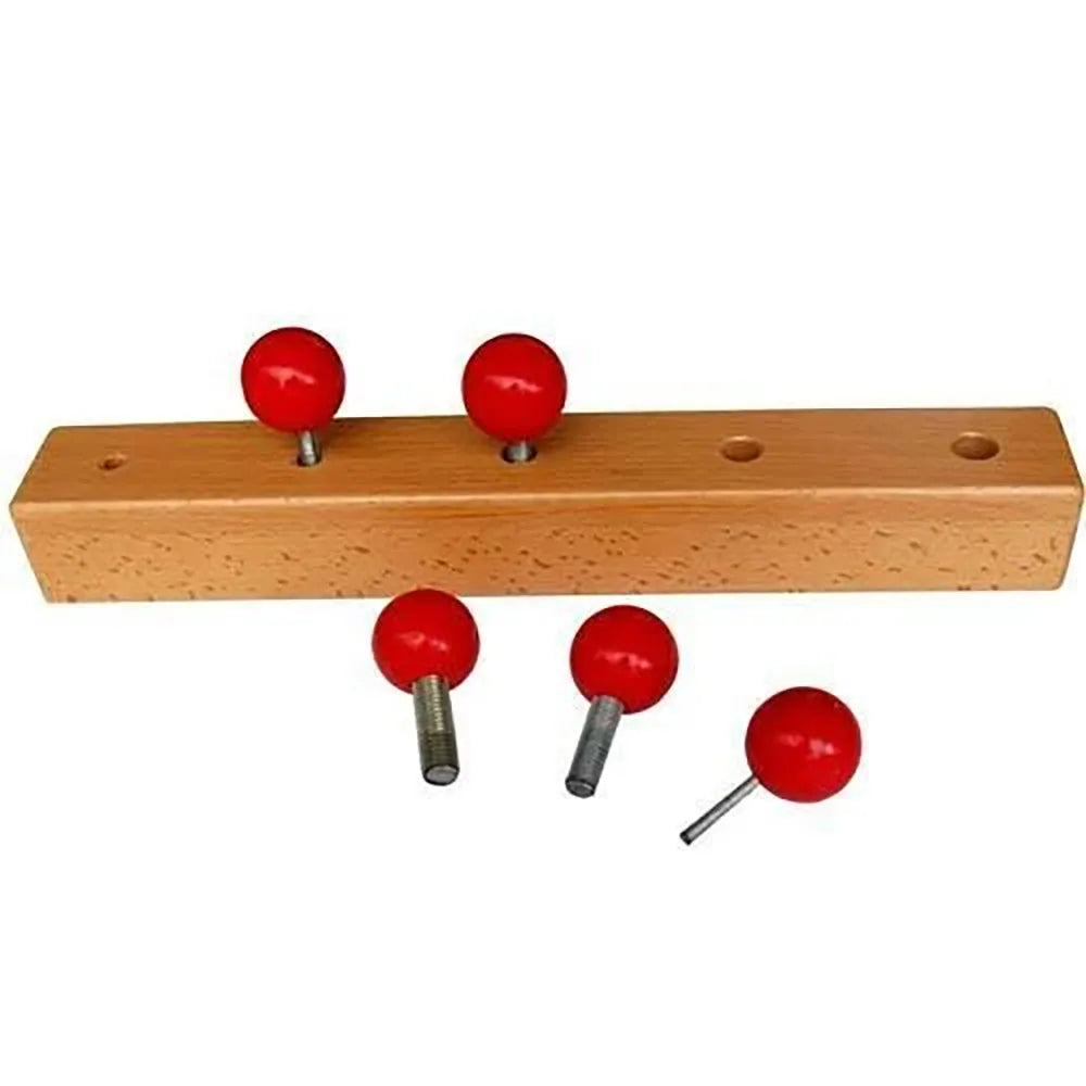 Wooden Baby Educational Toy Set Montessori Screw Nuts and Bolts for Kindergarten Kids Toys Montessori Wooden Sensorial