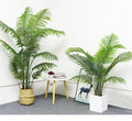 Large 200cm Areca Palm Artificial Plastic Bonsai with Realistic Leaves for Lawn Landscaping