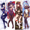 Genshin Impact Digital Printing Anime Dakimakura Raiden Shogun Body Pillow Cover Wholesale Genshin Impact  Anime  Body Pillow