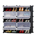 High Quality 10 Cube Diy Storage Shoe Rack Multi Use Living Room Furniture Combination Plastic Shoe Cabinet
