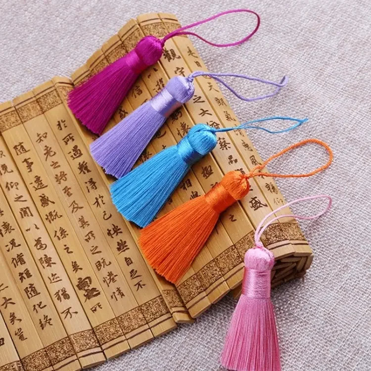 Wholesale 5cm Polyester Silk Tassel Fringe Brush Tassels for Crafts DIY Jewelry Findings Home Decor Sewing Curtains Accessories