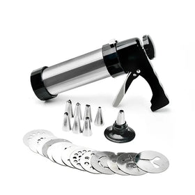 DIY Baking Tools Cookies Cutter Mould Press Gun Stainless Steel Cookies Maker