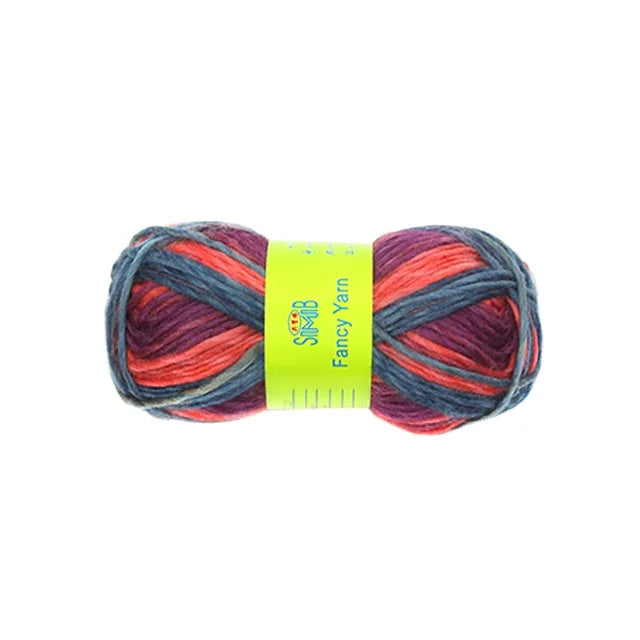 Wholesale New Polyester Fancy Roving Crochet Carpet Bag Toys Soft Hand Knitting Yarn