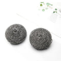 Stainless Steel Cleaning Ball Washing Brush Pot Artifact Metal Scouring Pad for Kitchen
