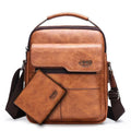 Promotion Popular Customized Crazy Horse Leather Crossbody  Shoulder Sling Bags for Men