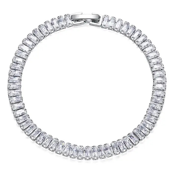 Pulseras De Plata 925 Al Por Mayor   Fine Jewelry Bracelets Bangles 925 Sterling Silver Tennis Bracelet Women