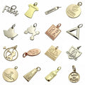 Cube Shape Custom Made Engraved Jewelry Beads With Your Own logo