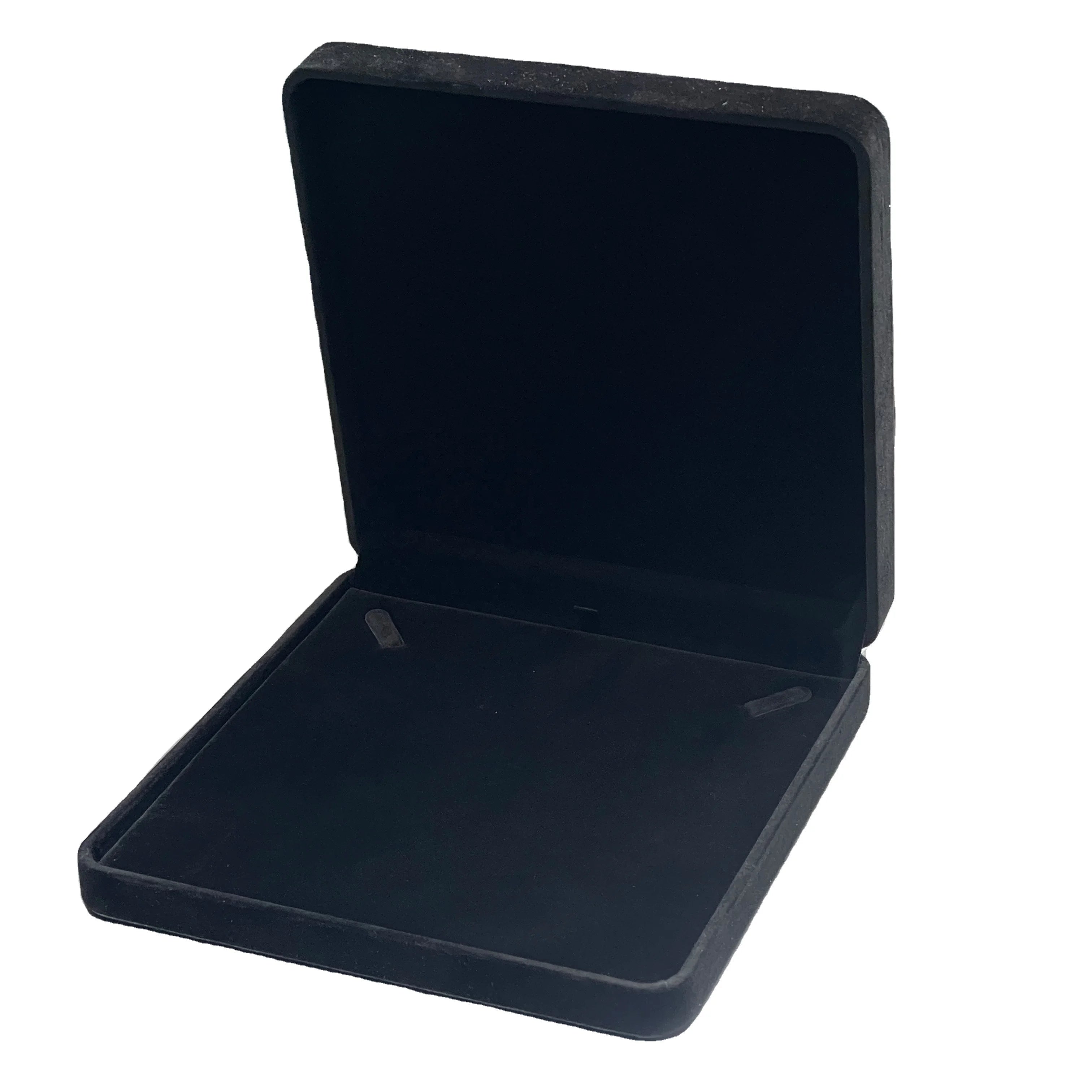 Black Velvet Jewelry Box -Set Necklace Box Customized Your logo and Color